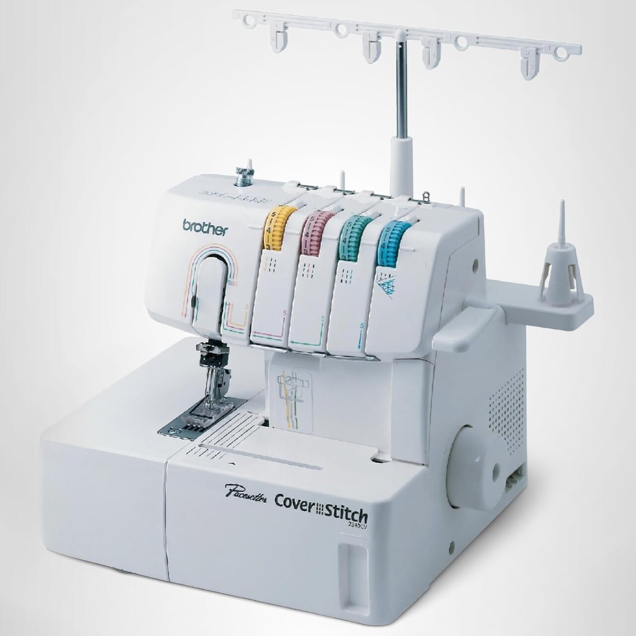 Brother 2340CV Cover Stitch Machine, 1–3 Thread, Chain and Decorative Stitching